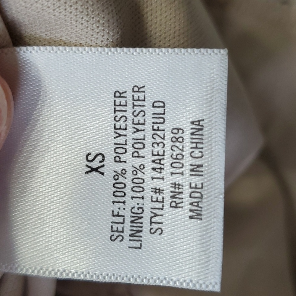 Francesca jai ami, Y2K XS mini skirt. Ivory with black dots. Back zipper XS. - Picture 10 of 11